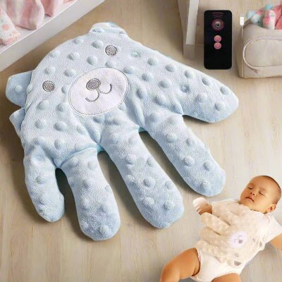 Oreiller Bébé - CalmHand™ - Ours Bleu - Bébé Univers du Sommeil
