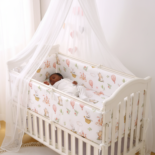 Tour de lit bebe motifs dessins animés dort lit bebe ciel de lit