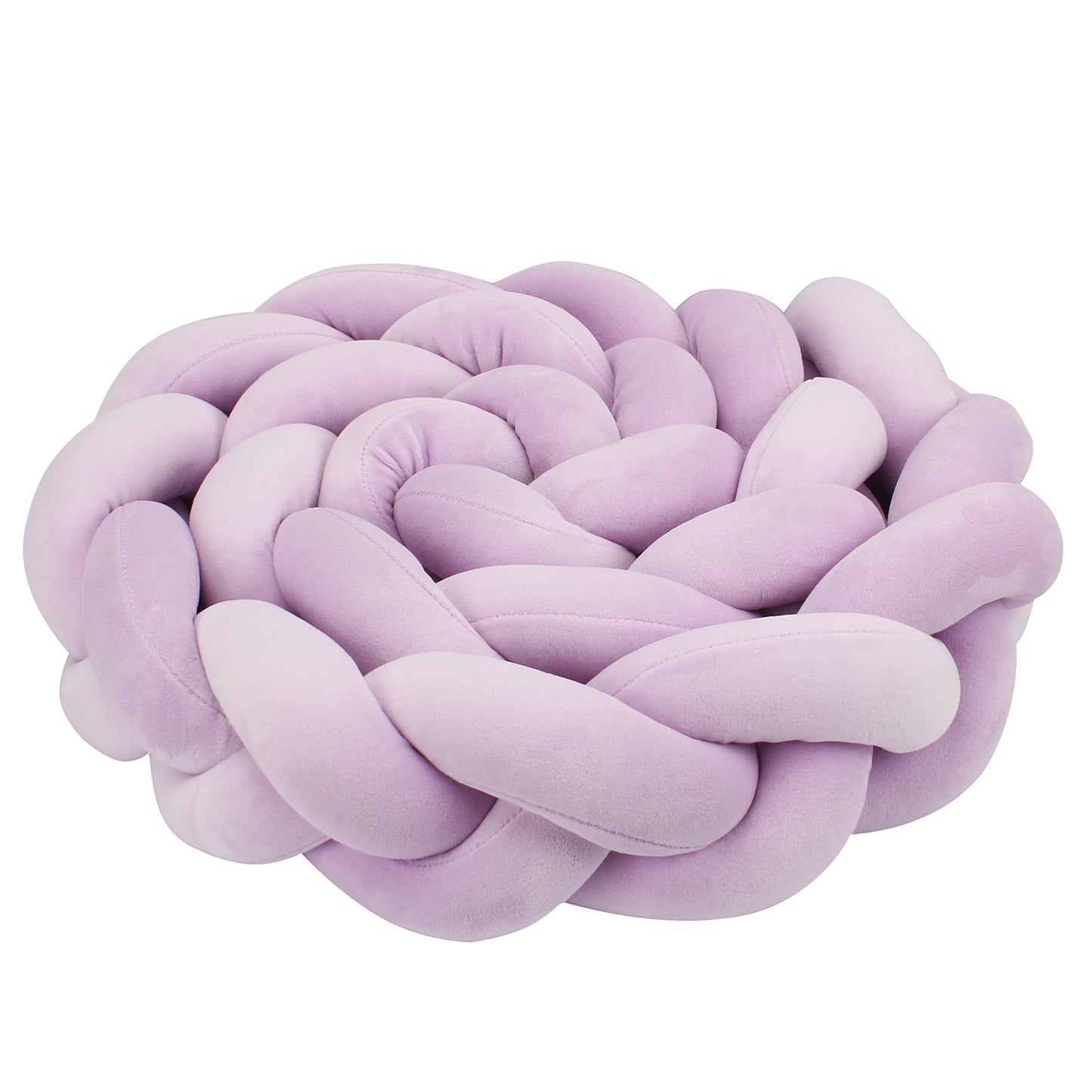 "Tresse de lit lilas doux"