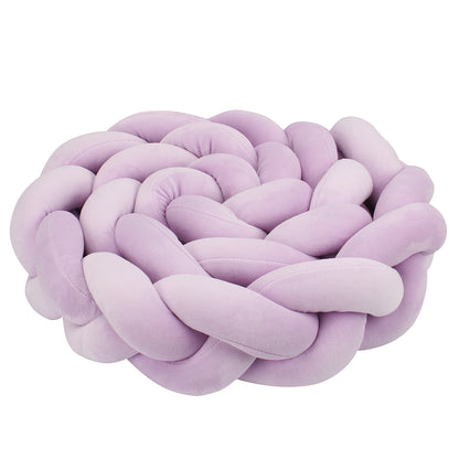"Tresse de lit lilas doux"
