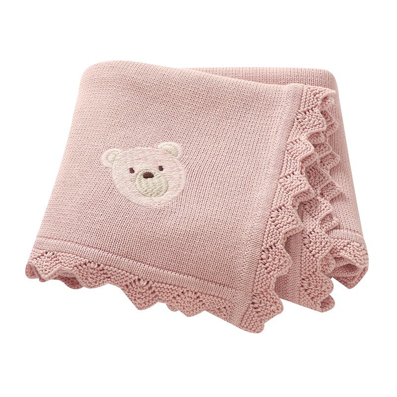 Couverture bebe tricot | Douceur Apaisante - BEBE UNIVERS DU SOMMEIL