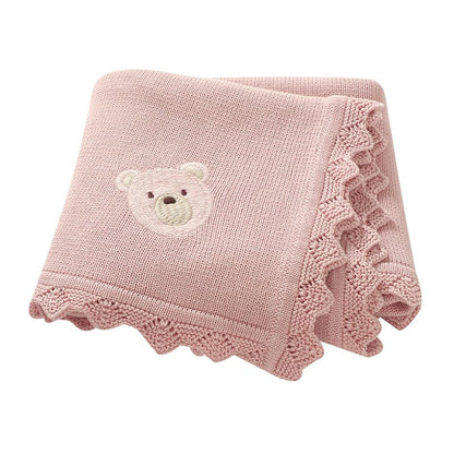 Couverture bebe tricot | Douceur Apaisante - BEBE UNIVERS DU SOMMEIL