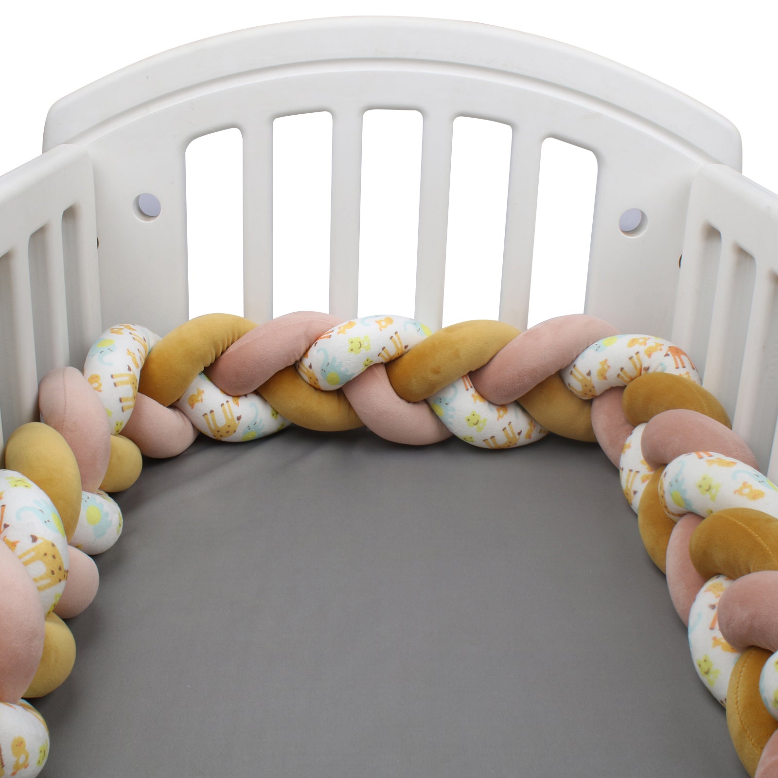 Tresse tour de lit bébé design moderne pour chambre de bébé