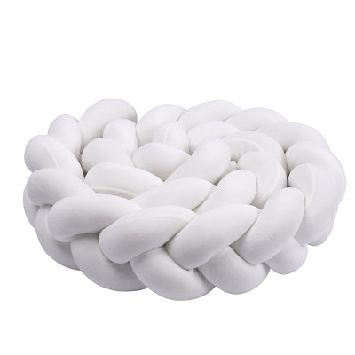 Tresse de lit bébé blanc cosy protecteur bébé chambre nourrisson sécurité barreaux berceau protection coton doux confort.