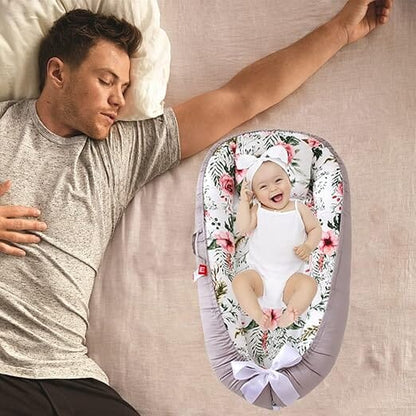 Berceau Bébé - NidPortableBébé™ - Fleurs - Bébé Univers du Sommeil