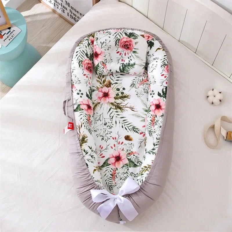 Berceau Bébé - NidPortableBébé™ - Fleurs - Bébé Univers du Sommeil