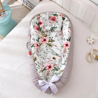 Berceau Bébé - NidPortableBébé™ - Fleurs - Bébé Univers du Sommeil