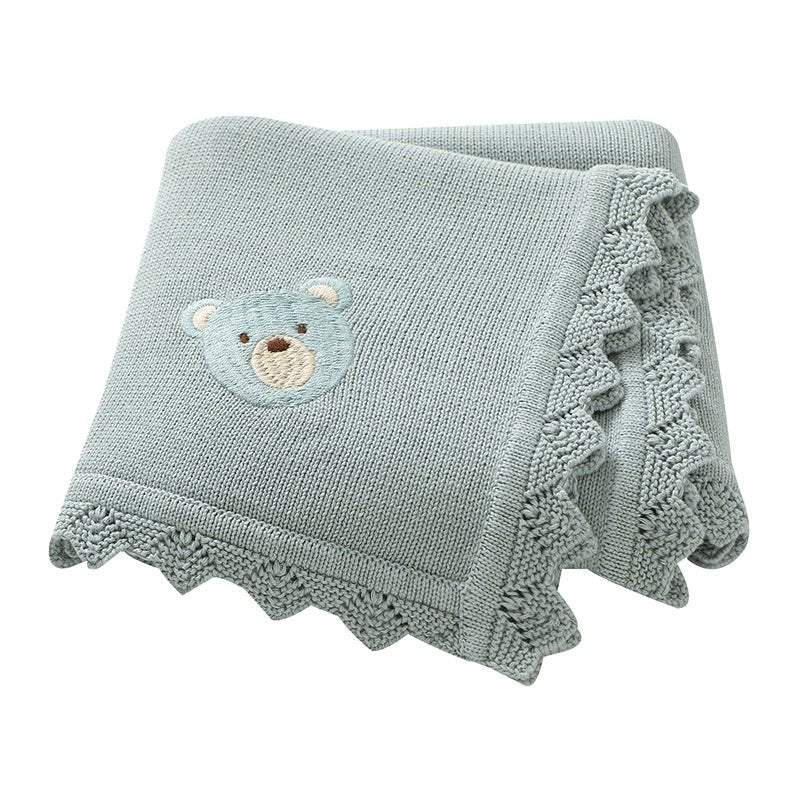 Couverture bebe tricot | Douceur Apaisante - BEBE UNIVERS DU SOMMEIL