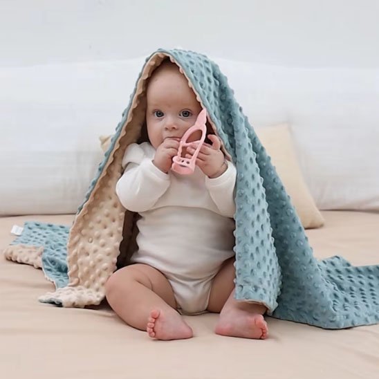 Couverture bébé | Douceur Bio - BEBE UNIVERS DU SOMMEIL