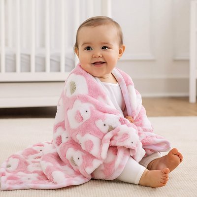 Couverture bebe | Velours Douceur - BEBE UNIVERS DU SOMMEIL