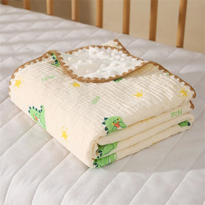 Couverture bébé coton biologique naturel doux chaleur légère respirante chambre nourrisson confort