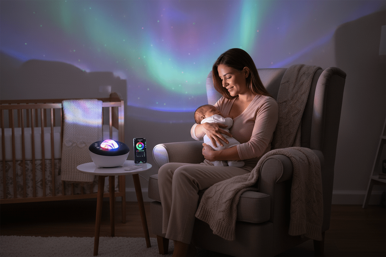 Veilleuse projection bébé | NuitSereine - BEBE UNIVERS DU SOMMEIL
