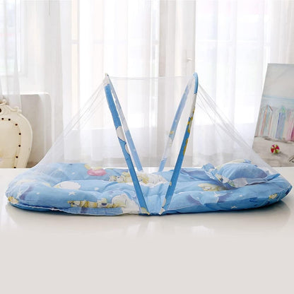 Moustiquaire Lit Bébé - SleepNest™ - Bleu - Bébé Univers du Sommeil