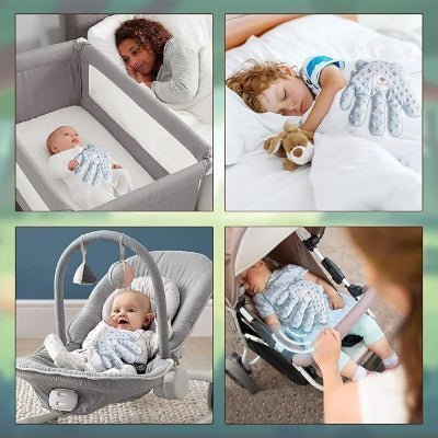 Oreiller Bébé - CalmHand™ - Ours Bleu - Bébé Univers du Sommeil