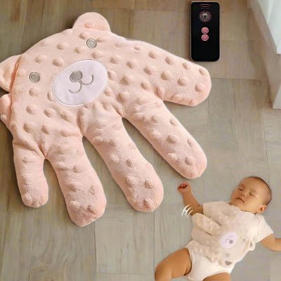 Oreiller Bébé - CalmHand™ - Ours Rose - Bébé Univers du Sommeil