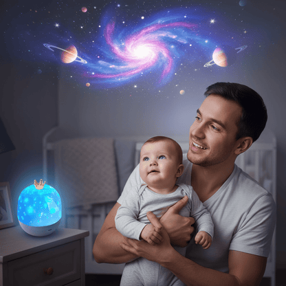 Veilleuse Projecteur Galaxie | Planètes et Étoiles pour Chambre Bébé - BEBE UNIVERS DU SOMMEIL
