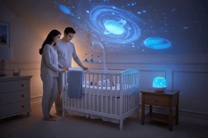 Veilleuse Projecteur Galaxie | Planètes et Étoiles pour Chambre Bébé - BEBE UNIVERS DU SOMMEIL