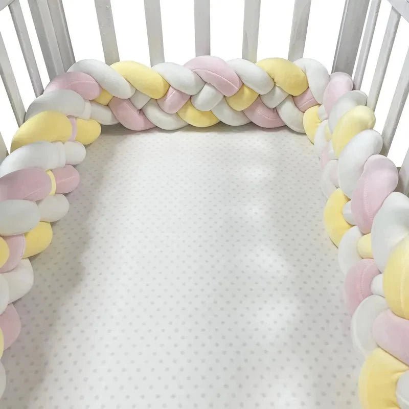 Tour de Lit Bebe - CozyKnot™ - Rose Jaune - Bébé Univers du Sommeil