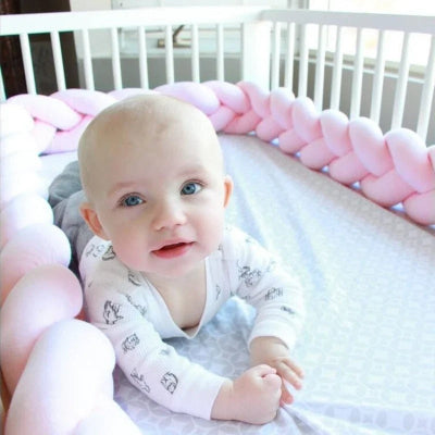 Tresse de lit bébé cosy protecteur bébé nourrisson chambre sécurité barreaux berceau coton doux confort
